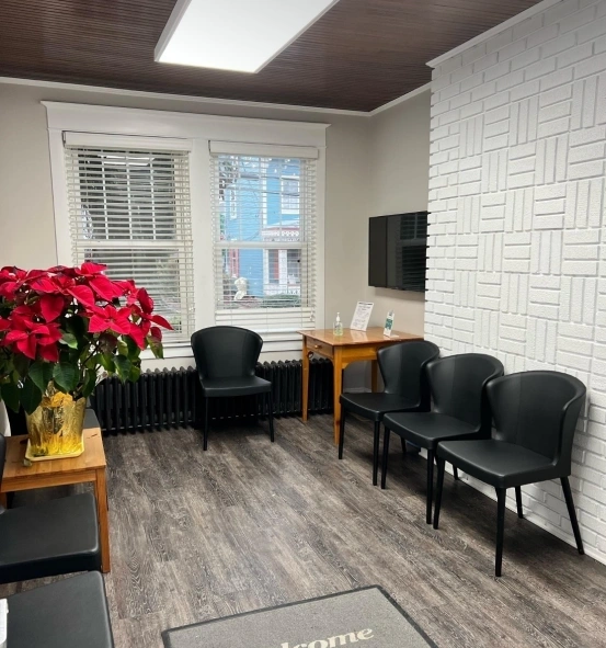 Waiting area of North East Family Dentistry